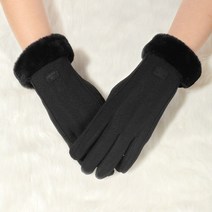 Fashion Womens Winter Gloves Windproof Plus Velvet Warm Lady Mittens Touchscreen [B00098653]