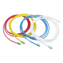 LS전선 CAT.6A UTP 랜케이블 1m/LS-PC-UC6A-WT-K-010/초슬림/패치코드/10Gbps 기가비트 인터넷선/500MHz 대역폭/트위스트 페어/크로스필러, 화이트(1M)