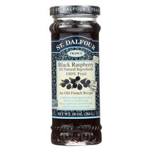 샹달프 과일잼, 블랙 라즈베리(Black Raspberry), 284g, 1개