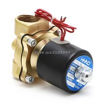 전동벨브 솔벨브 34quot 220v 전기 솔레노이드 밸브 공압 2 포트 물 오일 공기 가스 2w-200-20 h028, 기본