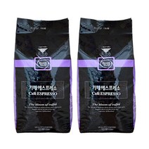 대상 로즈버드 카페 에스프레소 1kg X 2개/원두콩 로스팅 홀빈 커피