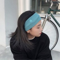 여자 똥머리 운동 잔머리 정리 니트 헤어밴드 7컬러 심플한