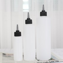 HDPE 뾰족용기 소스병 낱개/레터링 오일병 검은캡 드레싱 케찹병 디스펜서, 01. 100ml