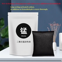 이산화탄소경보기 공기측정 co2감지이산화망간 활성탄 백 실내 차량 포름알데히드 탈취 망간 탄소, 01 manganese dioxide_02 5pcs