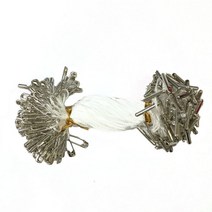 쏘잉스타 실고리옷핀 실고리택핀 라벨택 5종 100개입, 실버핀흰색끈, 100개