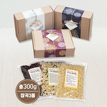 [은색초코]혼합잡곡 3종세트 전통포장 결혼답례품 돌잔치 조문 회사단체선물 시보해제 생일축하선물, 1박스, 찰흑미+오색보리+오색현미