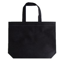 부직포 핸드쇼핑백 3호 45x35x10 30장, 블랙