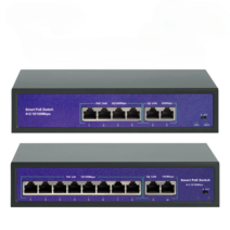 네트워크CCTV 카메라 스위처 POE 스위치 100Mbps 이더넷 시스템, 8CH POE Switch
