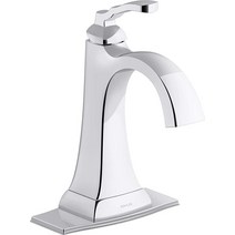 KOHLER KR309964DCP Ridgeport 욕실 싱크 수도꼭지 광택 크롬 3533335988, Single Control_Polished Chrome