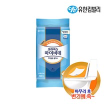크리넥스 마이비데 휴대용 화장실용 물티슈 비데티슈, 10매, 5개