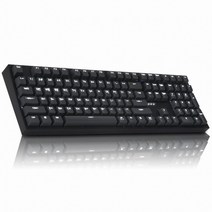 COX CK108 게이트론 LED 게이밍 기계식 키보드 블랙 다크그레이 (황축), 블랙/다크그레이, 선택하세요