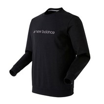 뉴발란스 NBNCB21063-BK 남녀공용 긴팔티 맨투맨 레터 로고 STANDARD FIT