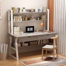 청소년 학생책상 중 고등학샐책상 책꽂이 일체형 컴퓨터 책상, 15. 80cm 이중 삼나무【표준품】, 01. 네.