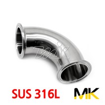 명인코리아 MK 쎄니타리 90도 엘보 2페럴 SUS316L (14747), 1개