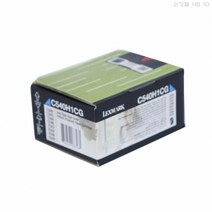 렉스마크 C543DN 정품토너 파랑 2000매(C540H1CG), 1개