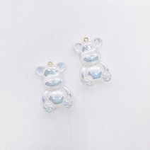 오로라 하리보 곰젤리 베어키링 펜던트 키링재료 하리보 목걸이 곰젤리 키링 만들기