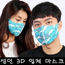 블랙마스크 3D입체 마스크 성인용 돌핀 빨아쓰는마스크 자체제작 프린트마스크, 1개