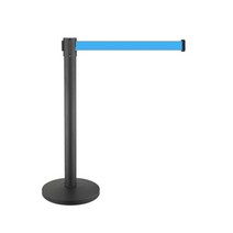 은광 차단봉 벨트차단봉 체인차단봉 스텐인레스차단봉 바리케이트 가이드라인 안전봉, 7 3m 블랙 파랑