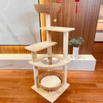 튼튼한 고양이 캣타워 슬라이드 먼치킨캣타워 빌라 튼튼 3단 예쁜 고급 펫스테이 타워 홈캣, 02. 트라이앵글 (10kg 이내 권장)