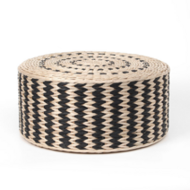 비투비월드 홈센스 라탄 쿠션방석(40x20cm) (블랙써클)