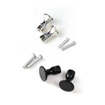 교체용 서랍손잡이-소 약24x18mm 싱크대 옷장, 도도@ 블랙