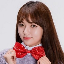 기타 바보사랑[파티스토리]럭셔리나비넥타이(중), 핑크