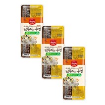 CJ 자취음식 4無 치자단무지 김밥재료 김밥단무지와 우엉 밑반찬 220g 3개