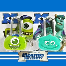 캐릭터 자물쇠 몬스터대학 사물함 설리 마이크 사물함열쇠