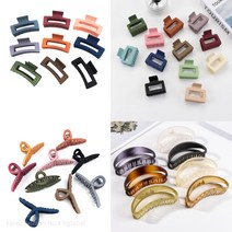 꼬임 무광 헤어 집게핀 (1P 단위 판매)