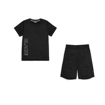 블랙야크키즈 반팔 티셔츠 + 5부 팬츠세트 라운지5부세트