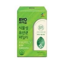 바이오 식물성 유산균 패밀리 30포/프로바이오틱스/어린이유산균/장건강, 30포