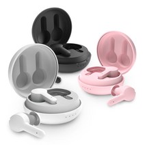 앱코 BEATONIC 액티브 노이즈 캔슬링 블루투스 이어폰, EC10, 핑크