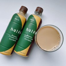 빙그레 하프커피 바나나크림라떼 페트음료 410ml, 39개