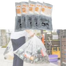 쓰레기 비닐 봉투 배접형 특대형 90X110cm 100L 300매입 백색 검정 업소용 관공서 학교 분리수거 쓰레기봉지