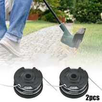 예초기 제초기 Bosch Strimmer 액세서리 용 나일론 잔디 트리머 헤드 브러시 커터 깎는 기계 커팅 라인 교, CHINA, 2PCS
