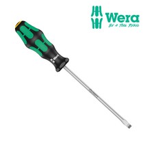 Wera 베라 스크루 일자 드라이버 334, 334 드라이버 1.2x6.5x200, 1개