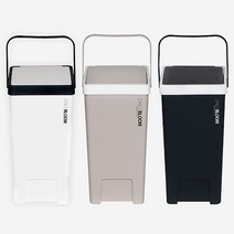 분리수거함 1P 재활용분리수거함 원터치휴지통 이동식, 뽑아쓰는 비닐봉투 30L(60매)