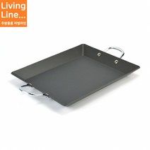 Kitchen 업소용 경질 알루미늄 사각 철판 볶음팬 불판 구이판, 사각팬-대, [ 1개 ]