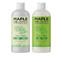 메이플 홀리스틱스하이드레이팅 티트리 오일 샴푸 및 컨디셔너 236ml *2, 2팩