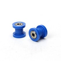 오토바이 체인 텐셔너 휠 가이드 드라이브 롤러 풀리 8 10mm ATV Motocross Pit Dirt Bike Mini Moto Enduro 액세서리, 09 blue-8mm, 09 blue-8mm