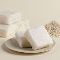 총각쓰떡 맛있는 간식 백설기 20개, 1개