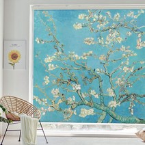 웰텍스 실사롤스크린 명화 UV프린트 출력 고흐 모네 그림 블라인드