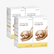 코코다움 다시 날씬 스틱 강아지 다이어트 체중 조절 영양제 간식, 4박스 (3+1구성)