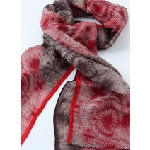 (F)빈티지 실크 스카프 올드스쿨 꽃무늬 이태리