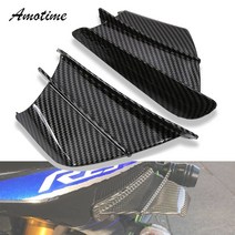 오토바이 프론트 페어링 aerodynamic winglets dynamic wing kit for bmw honda yamaha kawasaki nmax xmax r3 r25 z4, 검은색