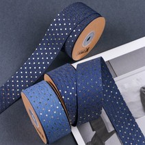 에일린리본 포니아 청지리본 리본공예diy 포장리본 꽃집리본 포장끈, 3.8cm, 1마 90cm, 02블루