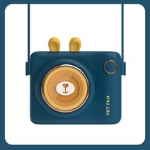 카메라 홀더 미니 충전 선풍기 USB 휴대용 걸이줄 날개 없는 작은 선풍기입니다, 1, GL107 블루