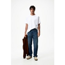 독일 자라 ZARA BASIC MEDIUM 중량 티셔츠 - 흰색