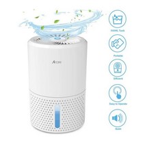 산업용제습기 업소용제습기 제습기업소용 Acare-수분 흡수 제습기 900ml 물 탱크가 있는 공기 건조기 조용한 공기 제습기 가정 지하실 욕실 옷장용, 중국_하얀색 | 영국 플러그