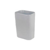 카페 사무실 화장실 휴지통 쓰레기통 업소용 스윙형, 회색, 20리터, 하부만